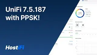 UniFi 7.5.187 with PPSK and WiFi only dashboard!