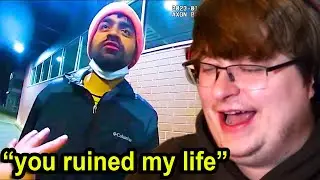 Drunk Man Confronts Officer Who Arrested Him