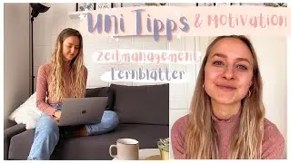 UNI TIPS - Time management, motivation & discipline in the online university & LEARNING SHEETS fo...