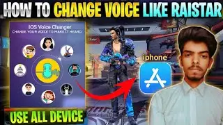 How to change voice like cartoon raistar in free fire | iphone voice changer app free fire