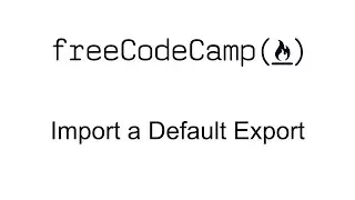 Import a Default Export