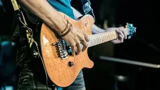 Energetic Rock Guitar Backing Track in C Major