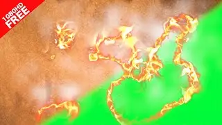 Green Screen Video Burning transition ZzLAB