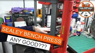 My New Sealey 10 Tonne Bench Press