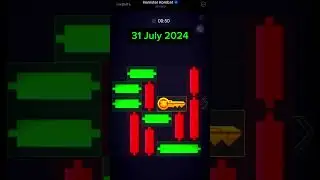 Today 31 July 2024 Hamster kombat Mini-Game Keys Puzzle Sloved Hamster MiniGame #hamsterkombat #keys