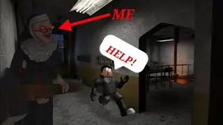 I Played as the Evil Nun in Roblox and Won My First Game!