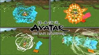 Avatar The Last Airbender Addon For Minecraft PE/Bedrock 1.20/1.21