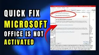 Fix Product Activation Error 'This Copy of Microsoft Office is Not Activate'