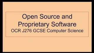 Open Source and Proprietary Software
