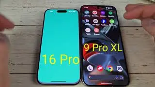 iphone 16 Pro Vs Google Pixel 9 Pro XL Speed Test Comparison
