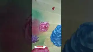 Eid special fabric painting||Floral design for girls