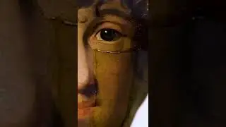 How stains are removed from an 1840s painting. #art #artrestoration #painting