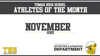 TASD Activities Dept Athletes of the Month Nov 22