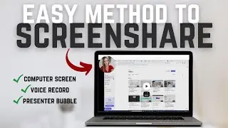 How to Record My Screen with a Picture in Picture Bubble for Youtube and Online Courses