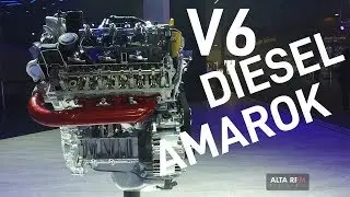 Motor V6 DIESEL nos detalhes - 3.0 TDI da VW Amarok - alta rpm