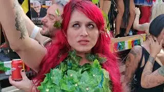 Gay pride parade DEMONSTRATION PRIDE LGTBI BCN June 2018: slefies