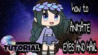 How to ANIMATE EYES AND HAIR of gacha chatacters on kinemaster