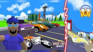 MEGA RAMP MADNESS! 🤯😨 | Dude Theft Wars | Part 5 | SADUU DUDE |#viralvideo #dudetheftwars