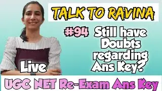 #94 Live Talk to Ravina | UGC NET Paper-1/Paper-2 Education/For All Teaching Exams #ugcnetexam