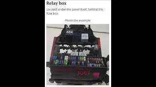 Skoda Roomster(2006-2015) Fuse box and relay diagram