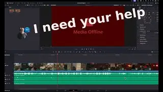 DaVinci Resolve Media OFFLINE ISSUE help