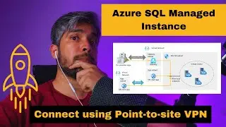 How to Connect Azure SQL Managed Instance Vnet-local endpoint using Point-to-site VPN