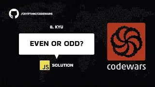 Even or Odd Number? - JavaScript / TypeScript solution - ( CODEWARS SERIES )
