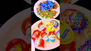 asmr 9 colorful chocolate eggs #asmr #shorts