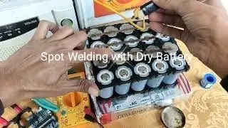 Homemade spot welding machine for Lithium battery