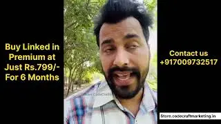 Kam Budget Mein LinkedIn Premium Kaise Activate Karein | CodeCraftMarketing | +91700973251