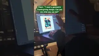 POV the client gives you NO detail👆🏼😭😭 #shorts #adobeillustrator #graphicdesign