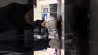 SNEAKY SEXY SNIPPET💦💦 CLIENT x STYLIST  DUO foot dangling shaking heel popping barefoot shoeplay