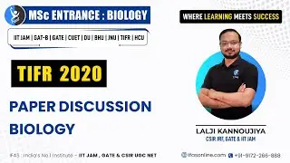 TIFR Biology Previous Year Question Paper Discussion 2020