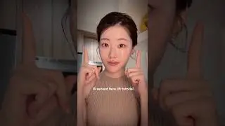 How to lift face in 15 sec💫 face yoga tutorial 