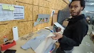 Rogers Rockets Iron-on Demo