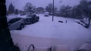 Time lapse snow storm January 17 2022 GTA