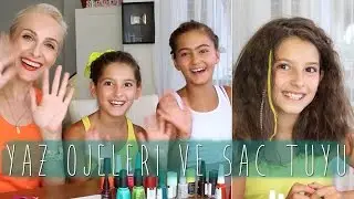 Saç Tüyü Nasıl Takılır ve Yaz Ojeleri | Sebi Bebi