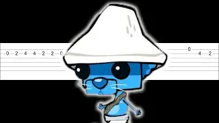 Speed of Smurf cat animation meme (Easy Guitar Tabs Tutorial)