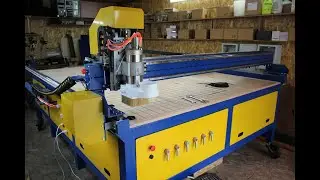 Фрезерний станок із ЧПУ для розкрою листових матеріалів. CNC milling machine.