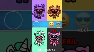 Smiling Critters Emoji Challenge! (Poppy Playtime Animation) feat. Rhythm Heaven #catnap #dogday