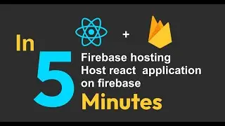 Hosting React webapp on firebase in 5 mints | Firebase hosting | Bugslogger