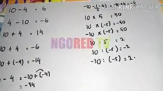 Operasi bilangan bulat