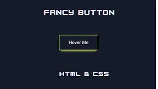 CSS Fancy Button Effects on Hover | Html CSS Glowing Buttons || Jelly Coder