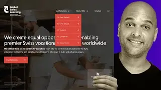 Website Design Inspiration: Global Swiss Learning -  Kaycinho Reacts #8