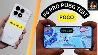 Poco F6 Pro / Redmi K70 PUBG Test 120 FPS 🔥| Display, Battery and Performance!