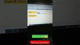 Excel me Shortcut key se date & time😱 