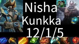 Nisha Kunkka vs ES, Mirana, Zeus, Abaddon, Lucan - Liquid vs Tundra g1 DPC WEU dota2