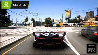 GTA V Free Roam Gameplay! RTX 4090 Ray Tracing Graphics Mod