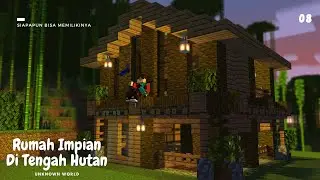 Aku Membuat Rumah Pertamaku | Minecraft Day 8 #pesona alam