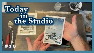 Finishing a Woodblock Print: Hasui Reproduction